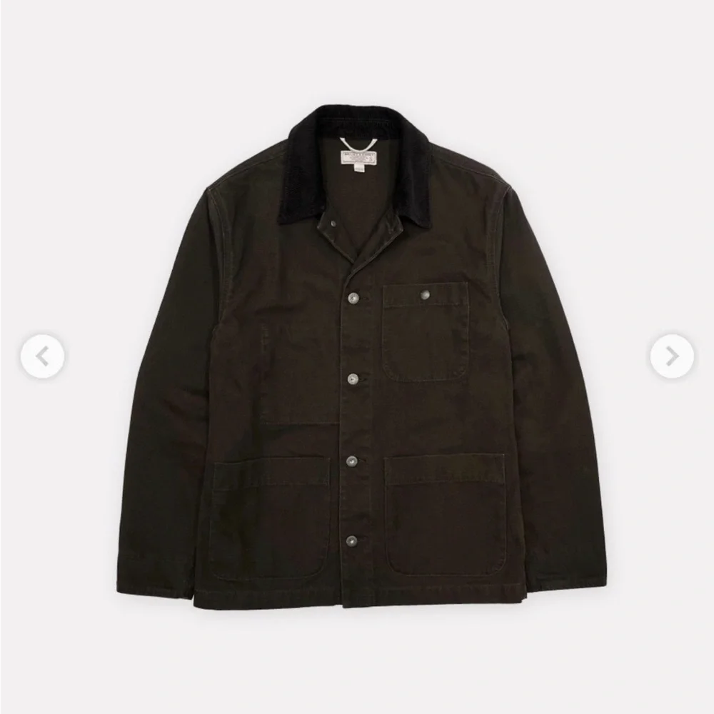 J. Crew Dark Brown Military Chore Jacket - Picture 7 of 7